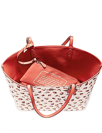 Coach fruit print tote hotsell