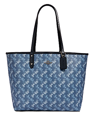 Coach reversible city tote with horse and carriage print Outlet