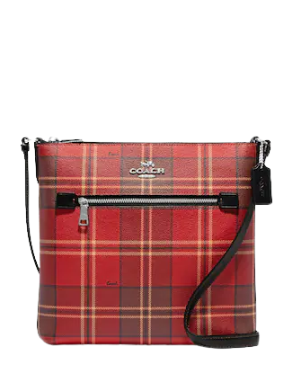 File bag online with coach print