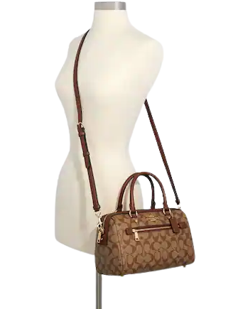 Coach rowan khaki saddle Clearance