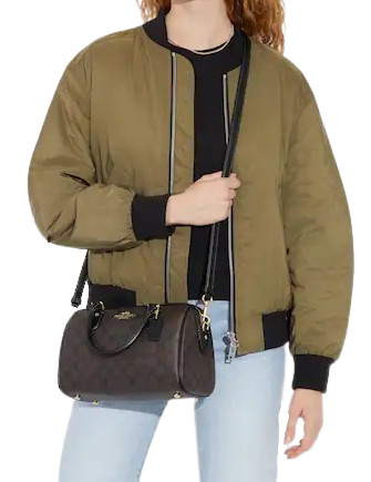 Coach mini bennett 2025 satchel in signature canvas