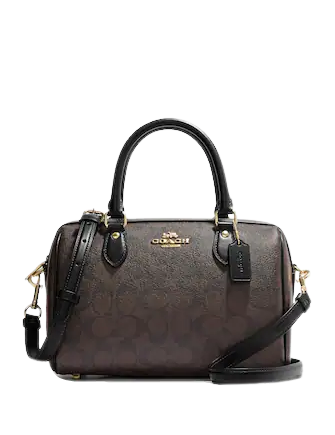 Coach Mini Bennett Satchel In Signature Canvas F32203