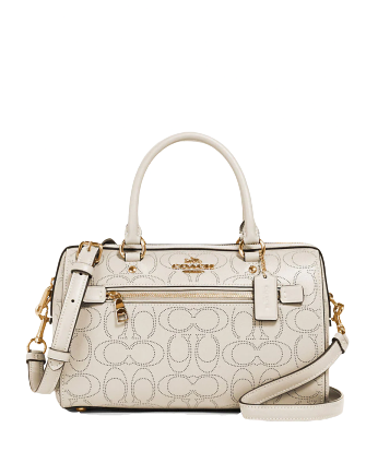 Coach Rowan Satchel in Signature Canvas