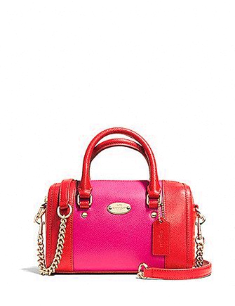 Coach Bicolor Crossgrain Baby Bennett Satchel | Brixton Baker