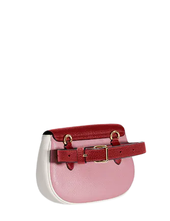 Coach Saddle Belt Bag In Colorblock Brixton Baker