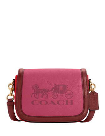 Coach saddle in colorblock online
