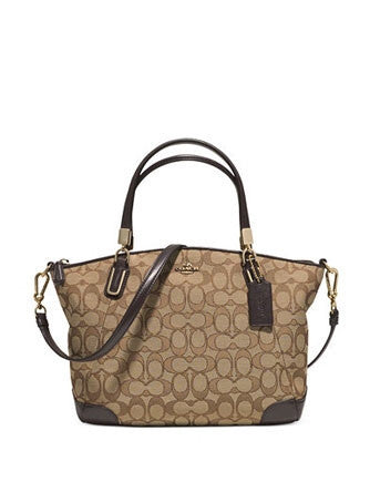 brown coach mini bag