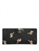 Coach Slim Zip Wallet With Penguin Print