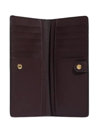 Coach Slim Zip Wallet With Penguin Print