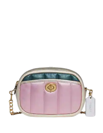 Coach quilted camera discount bag