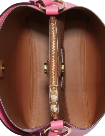 Coach Small Town Bucket Bag In Colorblock With Stripe