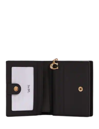 Coach Snap Wallet With Disco Star Print
