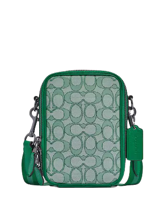 Coach Stanton Crossbody In Signature Jacquard Brixton Baker