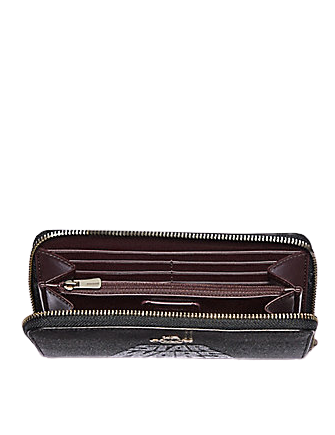 Coach Star Wars X Accordion Zip Wallet in Signature Canvas with Logo