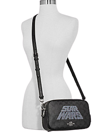 Coach Star Wars X Jes Crossbody in Signature Canvas Glitter Motif