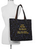 Coach Star Wars X Tote With Starry Print and Scroll Print