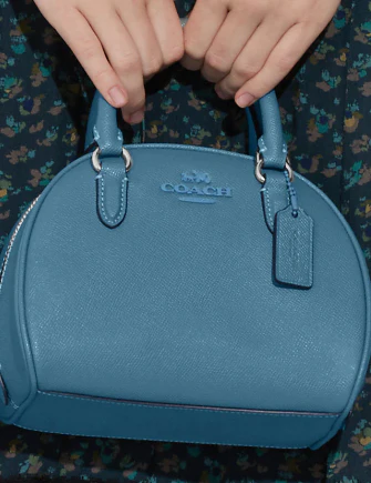 Coach Women s Sydney Crossgrain Leather Satchel