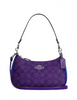 Coach Teri Shoulder Bag In Blocked Signature Canvas