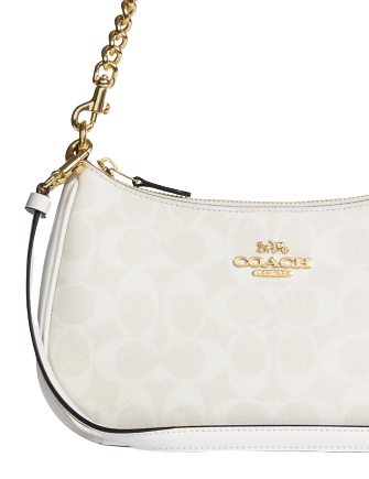 Coach shoulder bag white hotsell