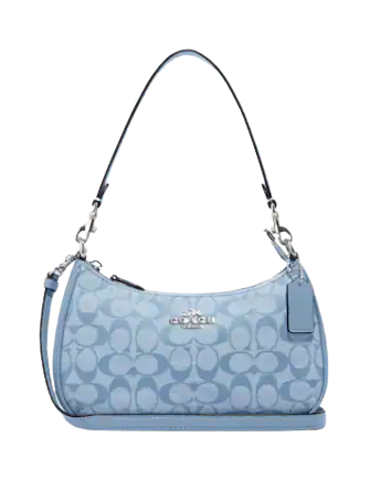 Coach Outlet Teri Shoulder Bag in Signature Chambray - Blue - One Size