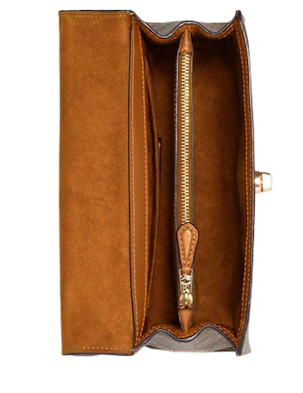 Coach tilly satchel on sale 23 in signature canvas