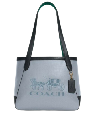 Central tote with zip online with rexy and carriage