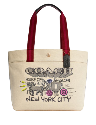 Coach Tote With Art School Graphic | Brixton Baker Coach Tote With Art School Graphic | Brixton Baker