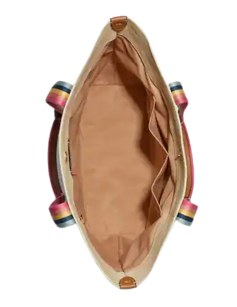 Tote with dreamy veggie horse and carriage Clearance