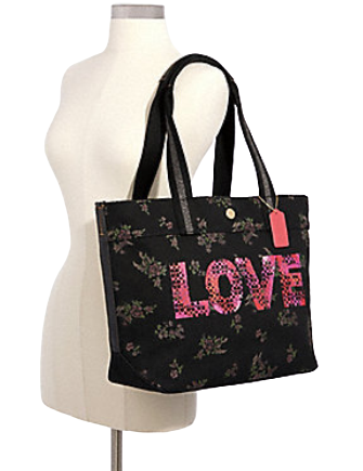 Coach love tote hotsell