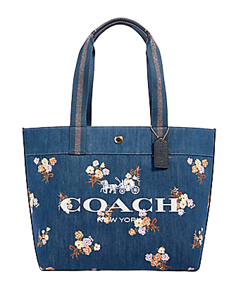Coach Tote With Painted Floral Box Print | Brixton Baker Coach Tote With Painted Floral Box Print | Brixton Baker