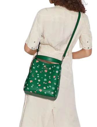 Coach Town Bucket Bag With Mystical Floral Print