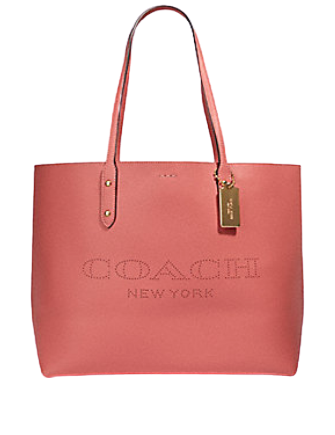 Coach Town Tote With Coach Print Brixton Baker