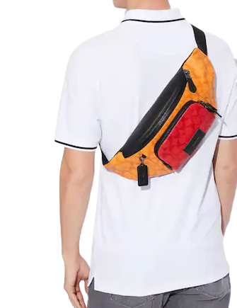Coach bum top bag mens