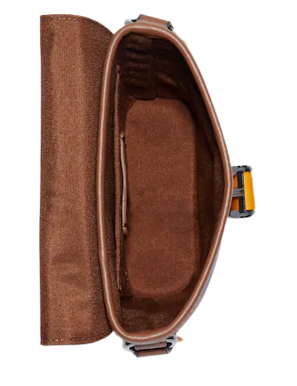 Coach Track Small Flap Crossbody In Rainbow Signature Canvas