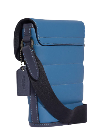 Coach Track Small Flap Crossbody With Quilting | Brixton Baker