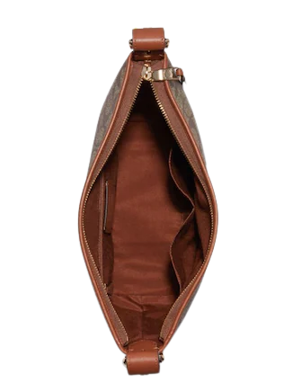 Coach Val Duffle In Signature Canvas With Stripe