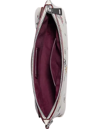 Coach Wildflower Print Charlie 60 Leather Wristlet