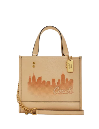 Coach X Jennifer Lopez Dempsey Tote 22 With Nyc Skyline | Brixton Coach X Jennifer Lopez Dempsey Tote 22 With Nyc Skyline | Brixton
