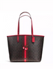 Coach X Pac-Man Cherry Signature Reversible City Tote