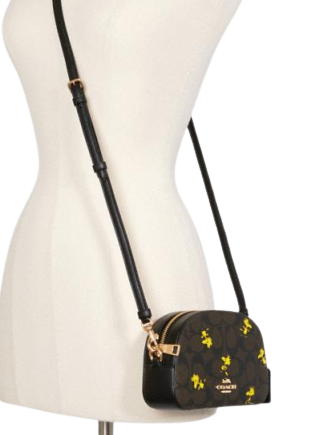 Coach X Peanuts Mini Serena Crossbody In Signature Canvas With Woodstock  Print c4587 Brown Size One Size - $229 - From Emily