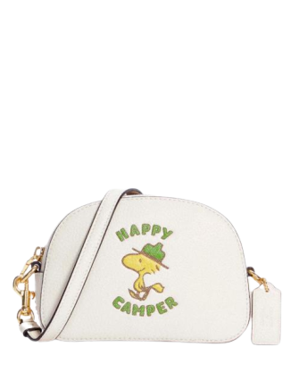 Coach, Bags, Coachx Peanuts Mini Serena Crossbody In Signature Canvas  With Woodstock Limited