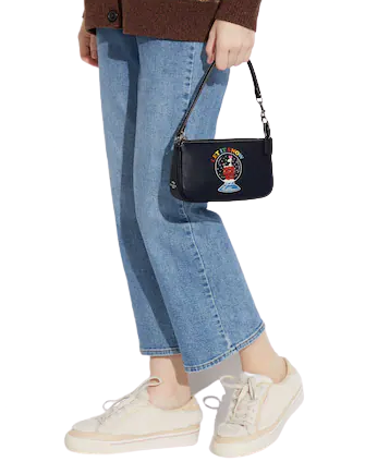 Coach X Peanuts Nolita 19 With Snoopy Let It Snow Motif