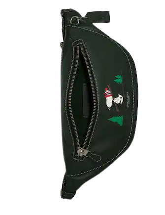 Coach Coach X Peanuts Warren Belt Bag With Snoopy Motif Coach Coach X Peanuts Warren Belt Bag With Snoopy Motif