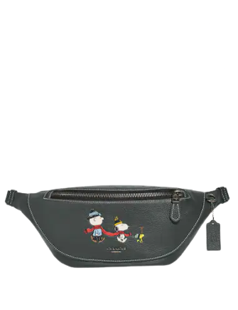 COACH®  Coach X Peanuts Warren Belt Bag With Snoopy Motif