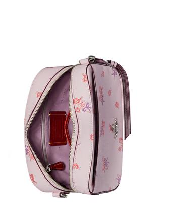 Coach camera bag with floral bow print hot sale