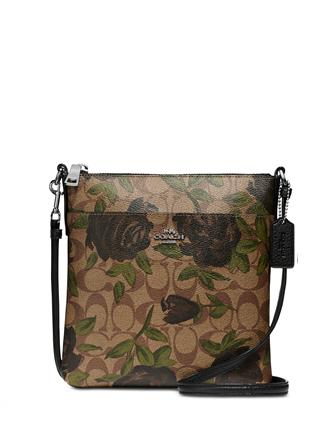 Coach camo rose crossbody shop
