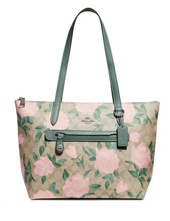 Coach Camo Rose Signature Taylor Tote