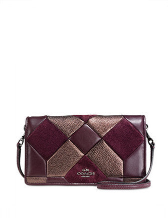 Coach Canyon Quilt Foldover Crossbody in Mixed Materials