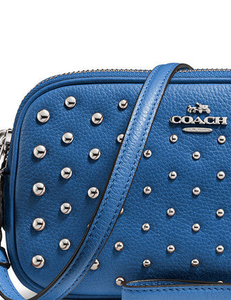 Coach Womens Ombre Rivets Crossbody Clutch