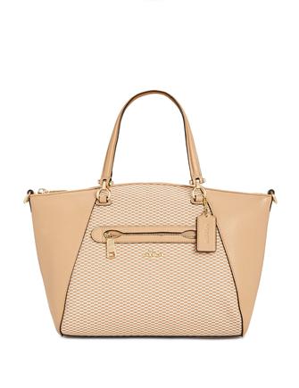 Prairie satchel in signature jacquard sale